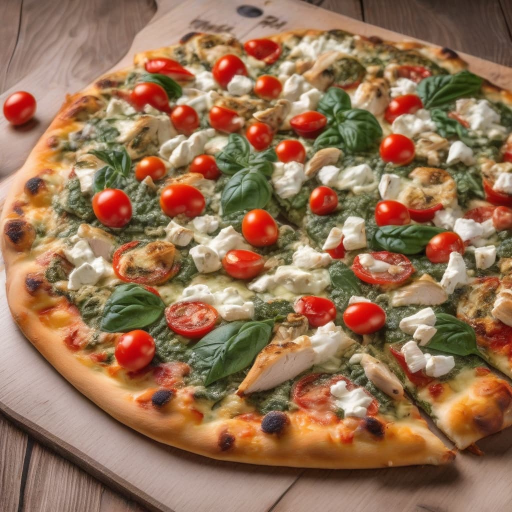 Chicken Pesto Pizza