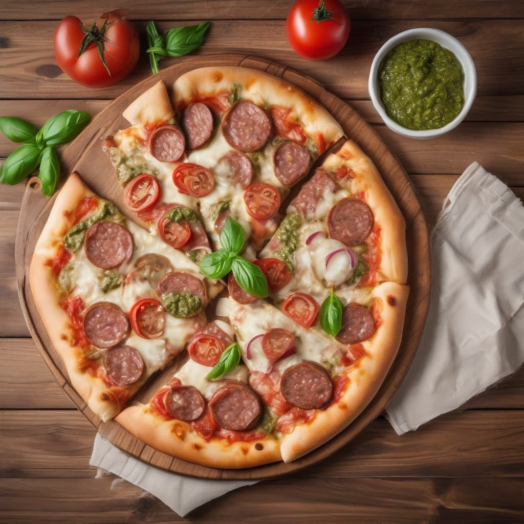 Tuscan Sausage Supreme Pizza